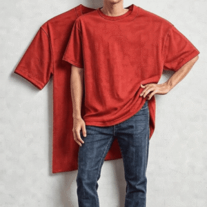 Bold Red Crew Neck T-Shirt | Regular Fit